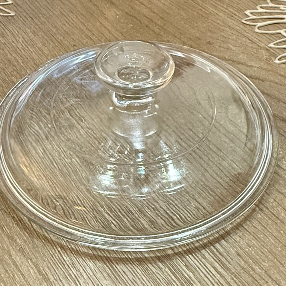Pyrex Clear Glass Cookware Lid with Knob
16 G5 C